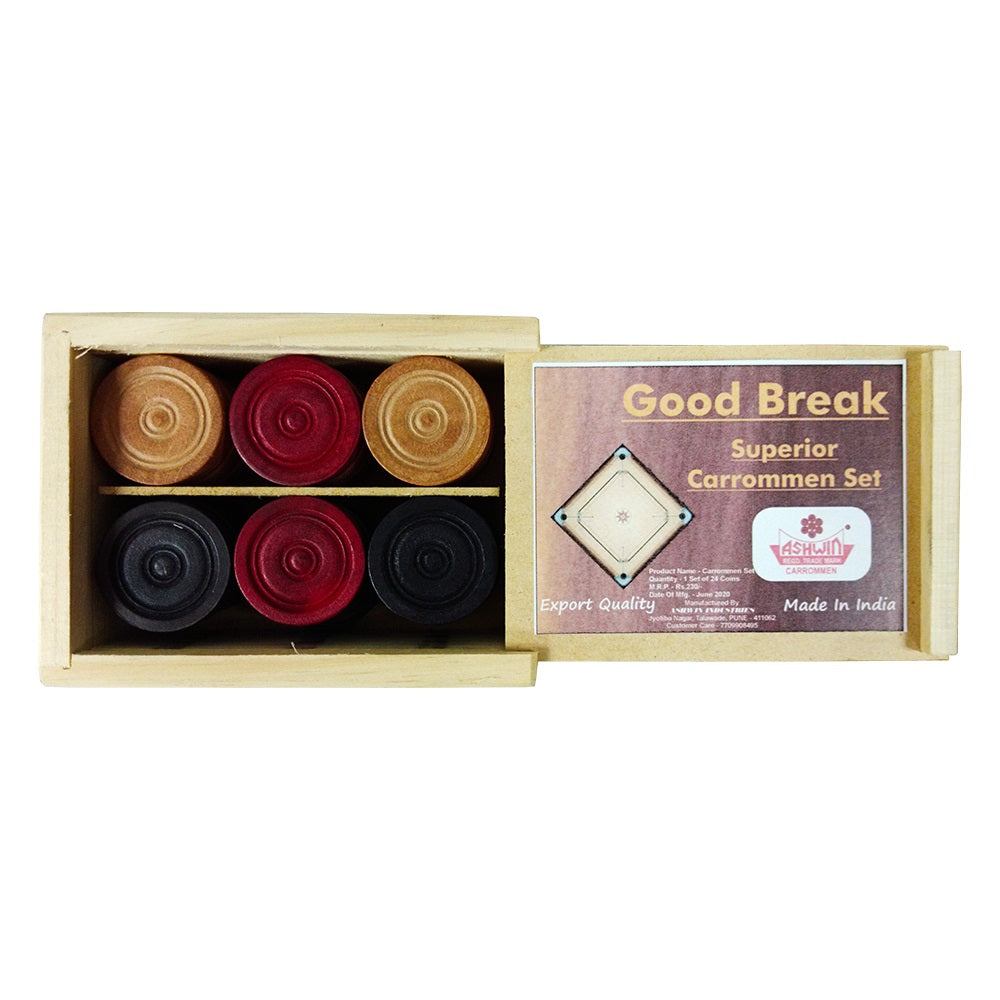Carrom Seed - Ashwin Good Break (Wooden Case) CQ