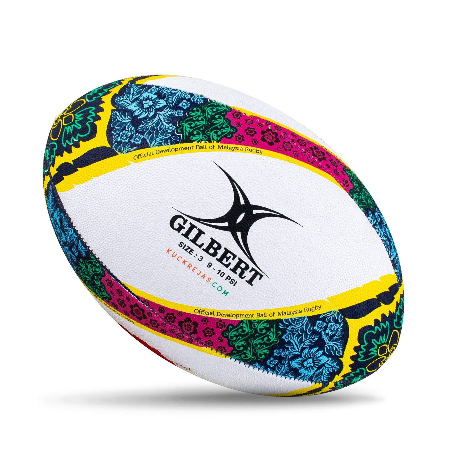 Rugby Ball Size 3/4/5 - Gilbert GTR3000 Wau Bulan KQ