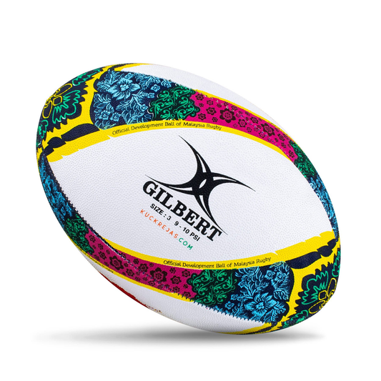 Rugby Ball Size 3/4/5 - Gilbert GTR3000 Wau Bulan KQ