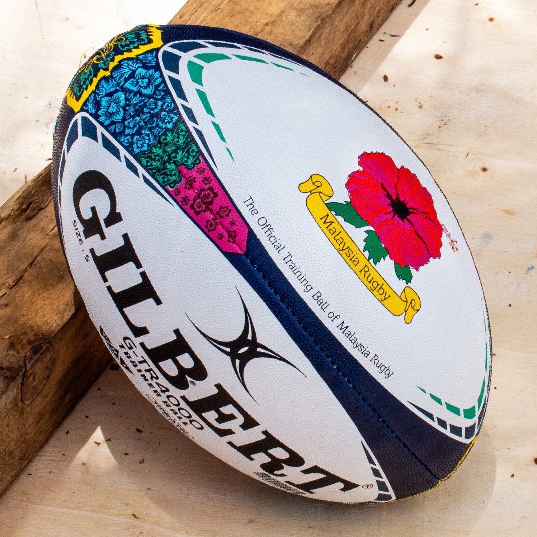 Rugby Ball Size 5 - Gilbert GTR4000 Wau Bulan KQ