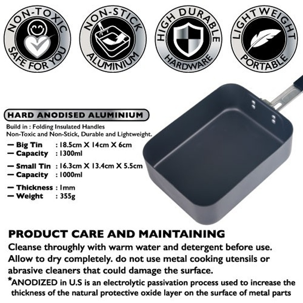 Mess Tin - FREELIFE H272 (2 in 1) Black FZ