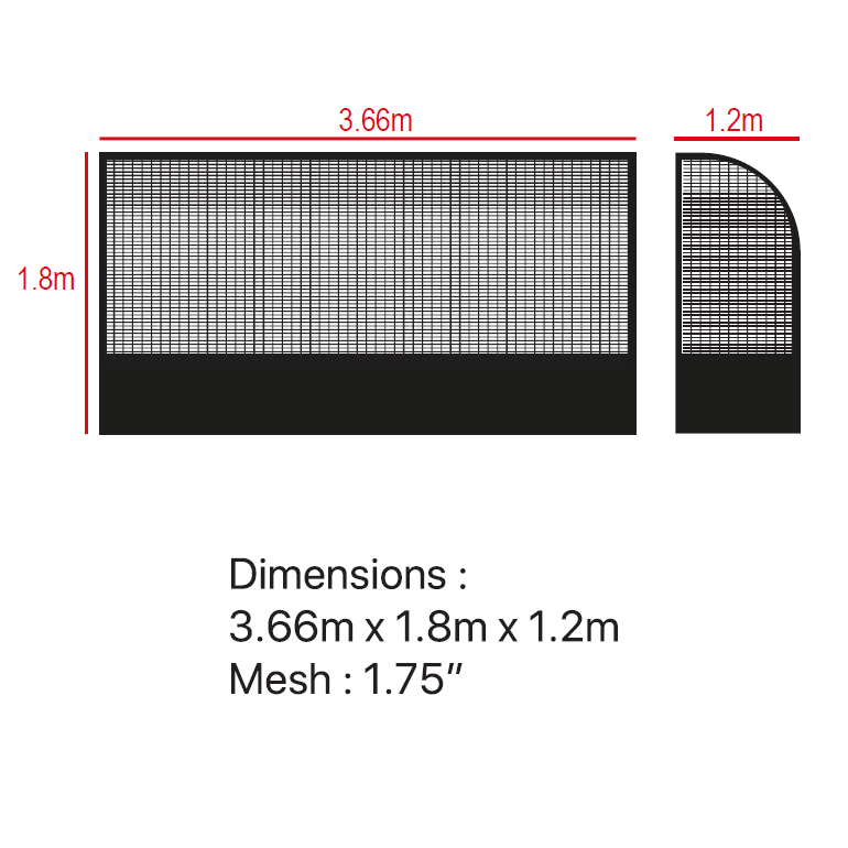 Hockey Net - GTO GT20/25/30 Black CQ