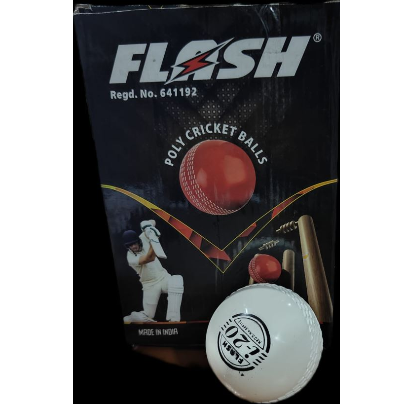 Cricket Ball - Flash I20 (Poly Hard) Multicolor CQ