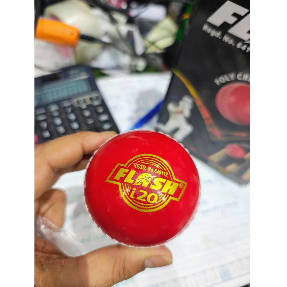 Cricket Ball - Flash I20 (Poly Hard) Multicolor CQ