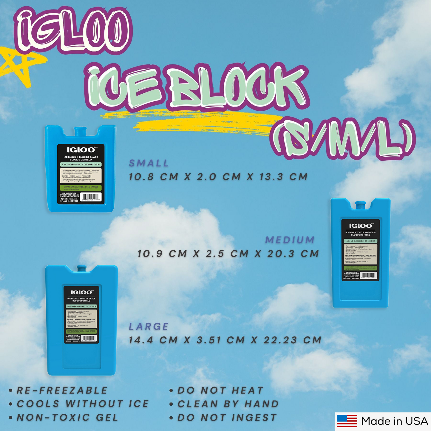 Ice Freezer Block - Igloo Maxcold UQ