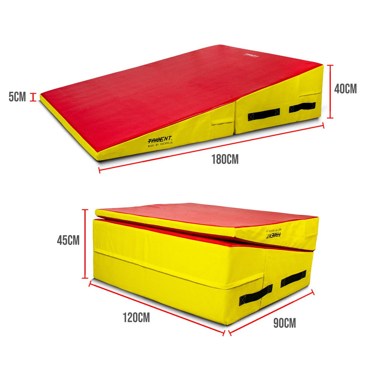 Incline Mat - Trident Milestone Large (180 x 120 x 40 x 5cm) KQ