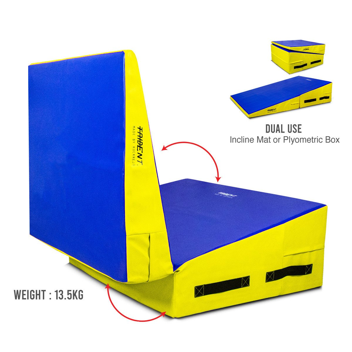 Incline Mat - Trident Milestone Medium (180 x 90 x 40 x 5cm) KQ