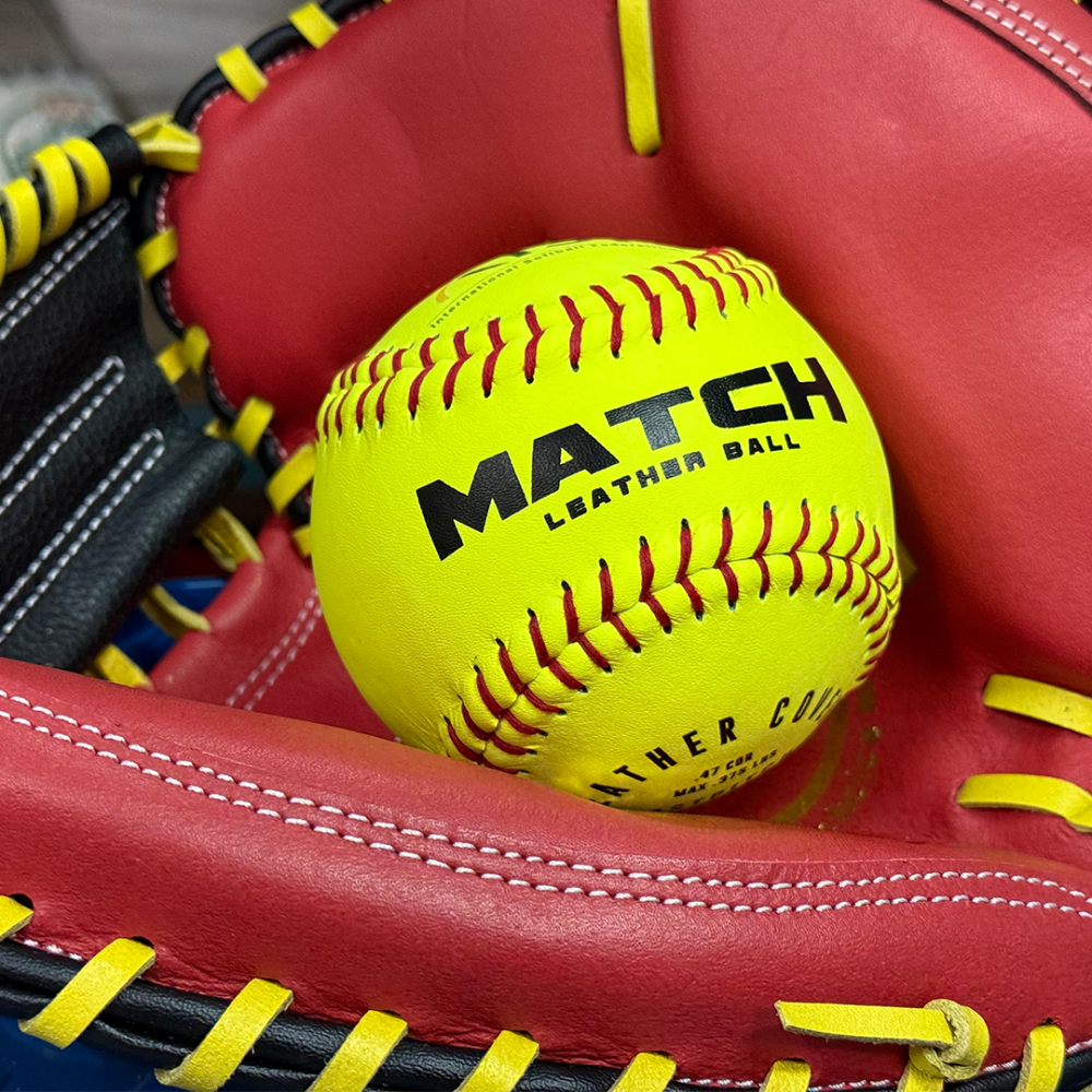 Softball Ball 12" - ISF Match Leather CQ