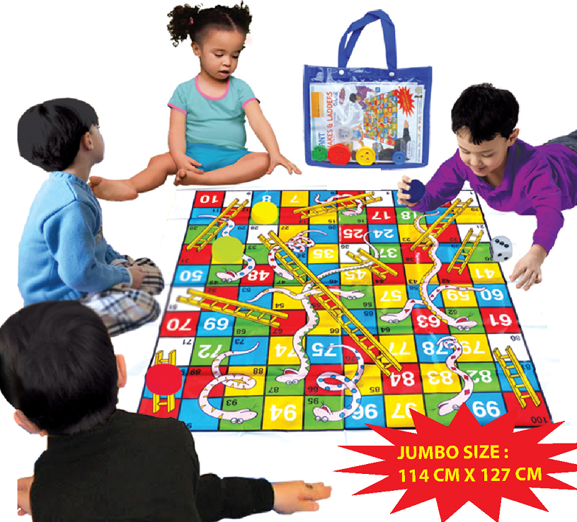 Boardgame Giant Snake and Ladder - ITAT110 (1 set) DQ