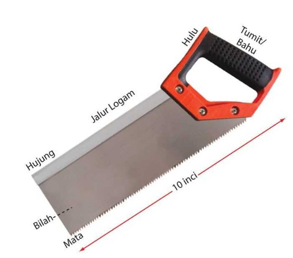 Back Saw 10" - KH0232 MZ