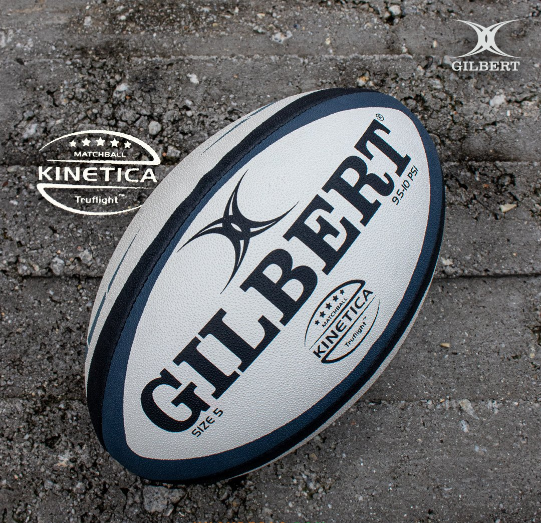Rugby Ball Size 5 - Gilbert Kinetica Match KQ