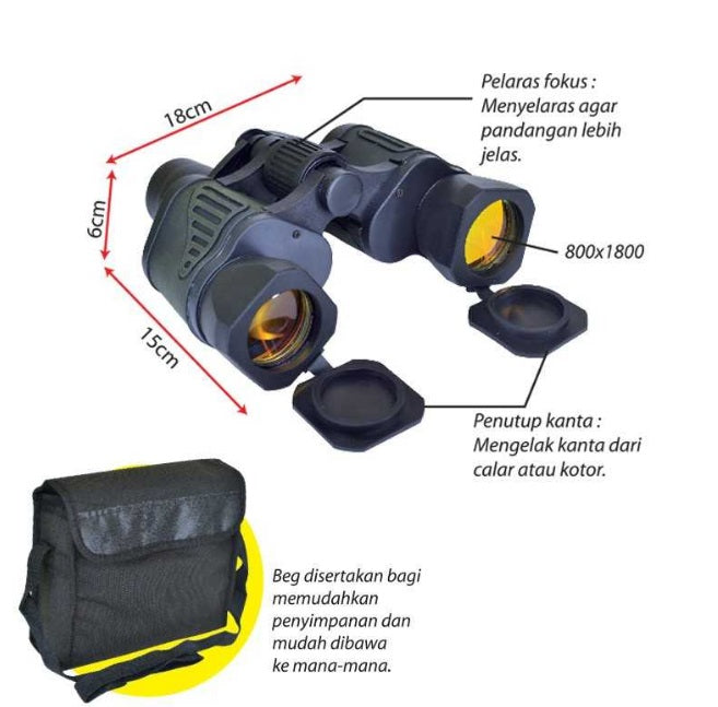 Binoculars with Bag - KTSC0124 MZ