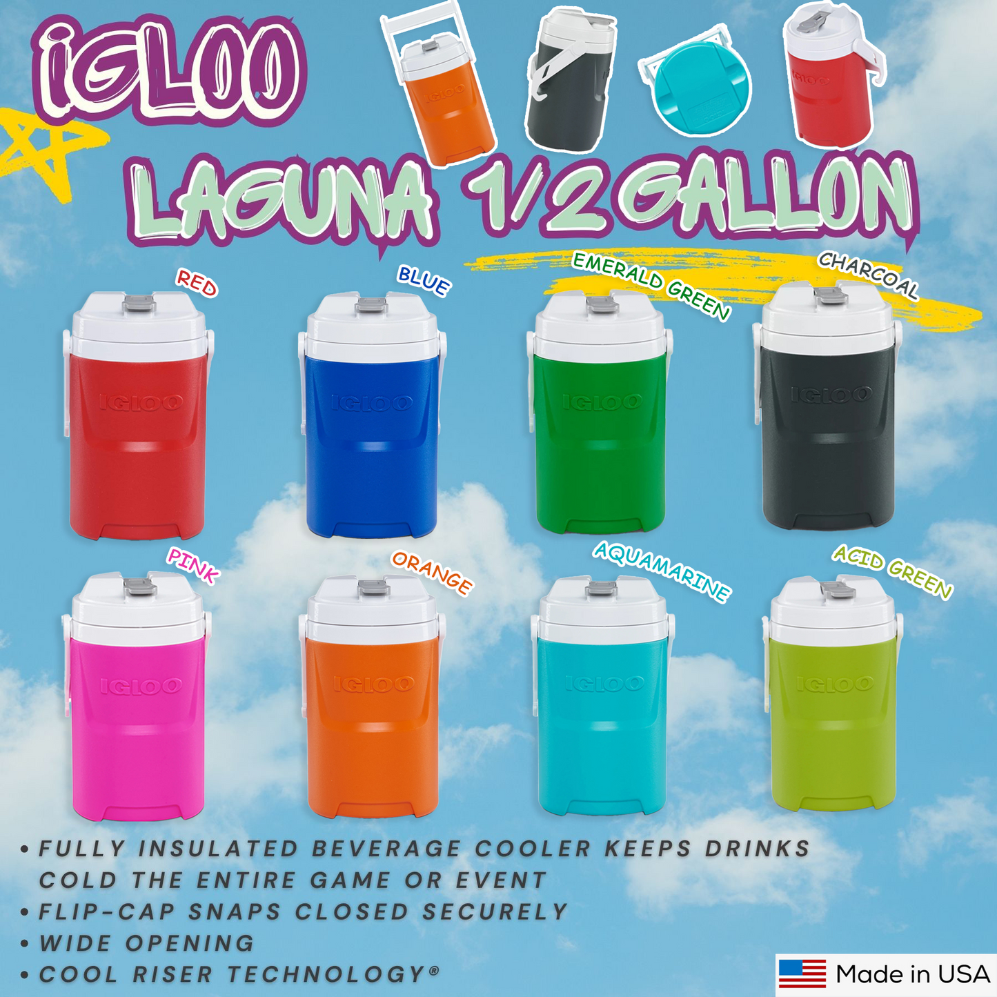 Cooler Jug - Igloo Laguna (1/2 Gallon) UQ