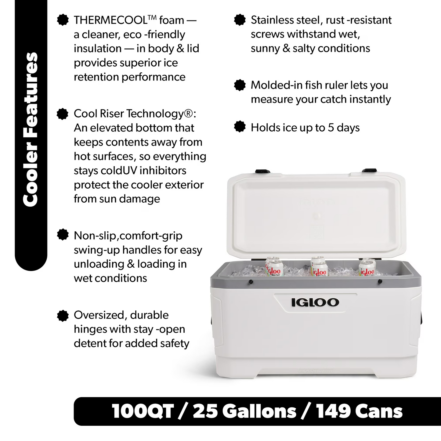 Cooler Box - Igloo Latitude Marine Ultra 100QT (94L) UQ