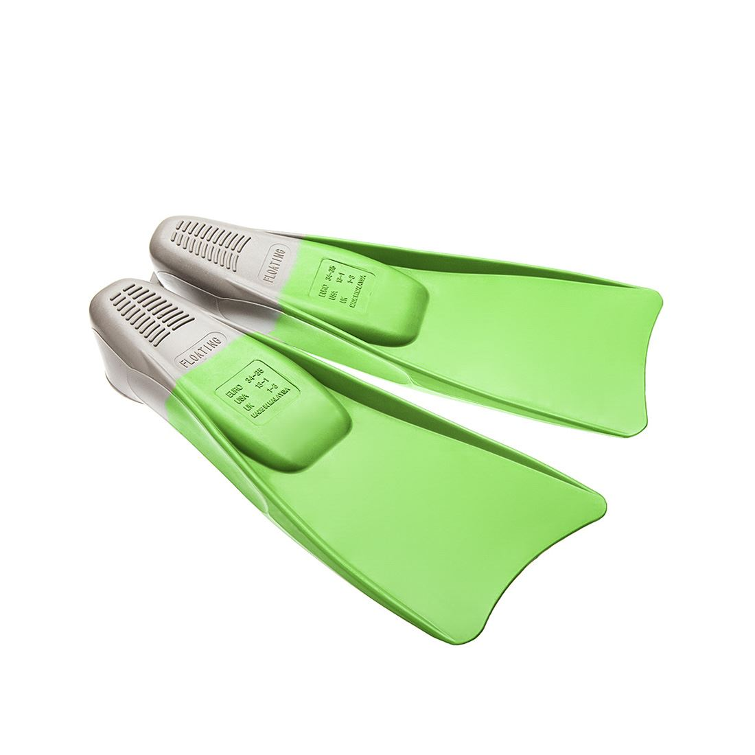Long Fins - Madwave Rubber (Grey/Green)