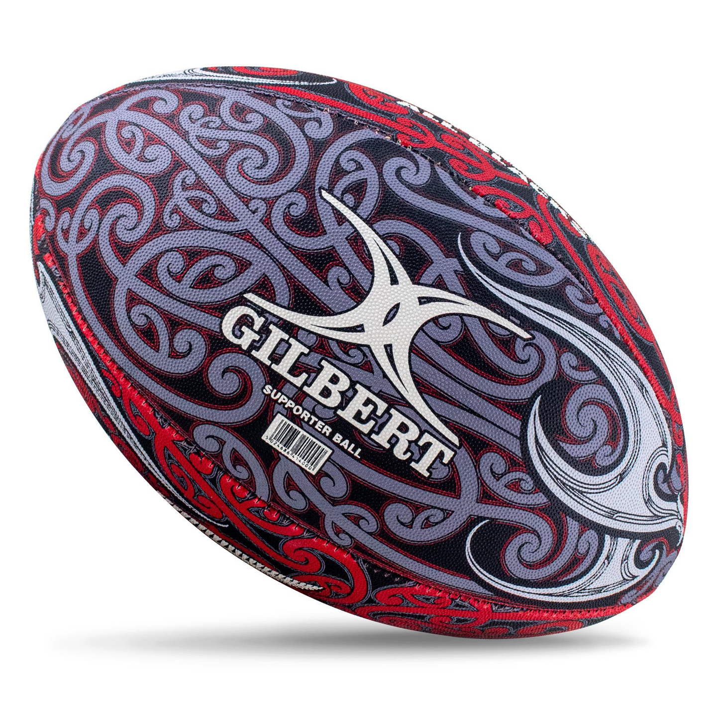 Rugby Ball Size 5 - Gilbert All Blacks Māori KQ