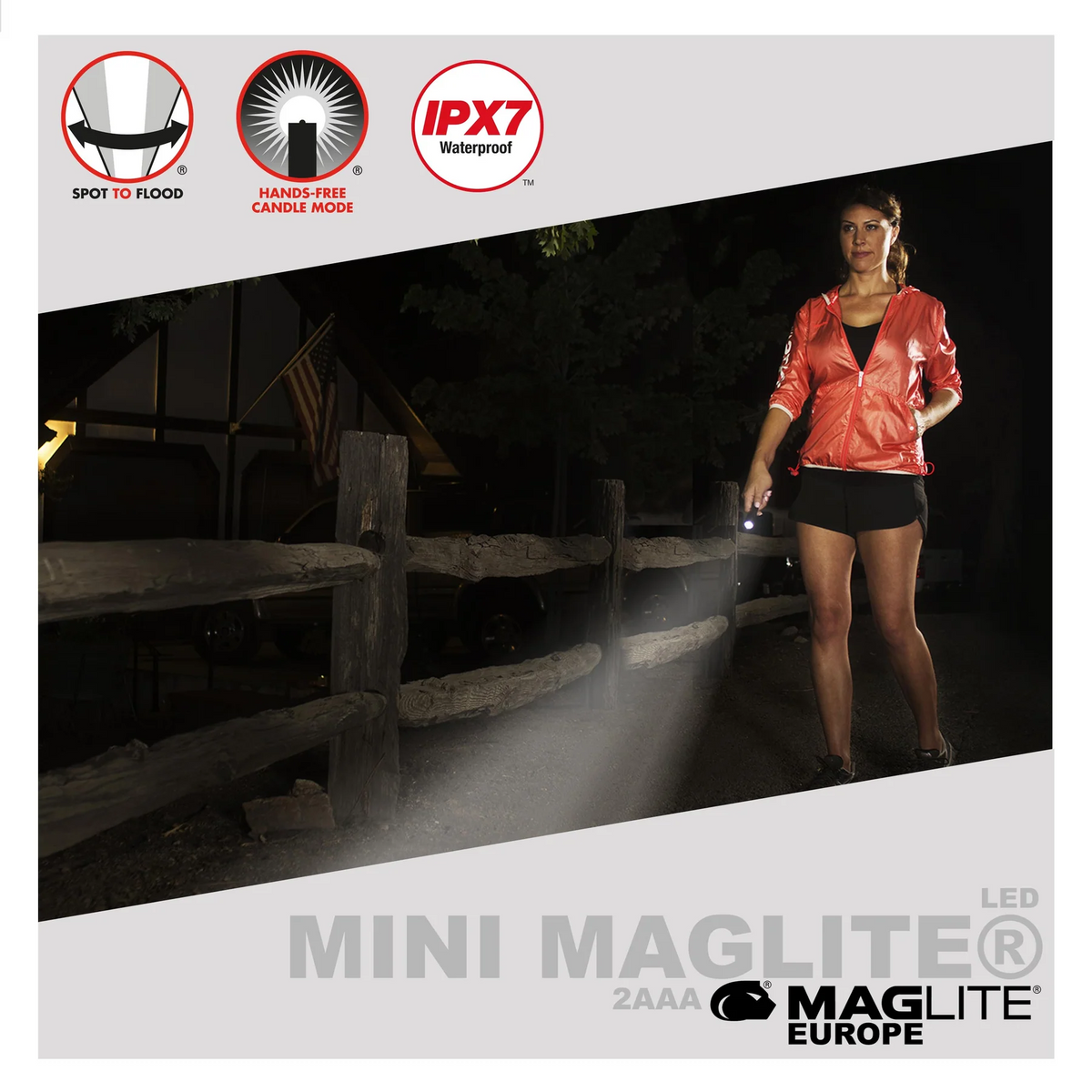 Mini Flashlight LED - Maglite (AAAx2) UQ