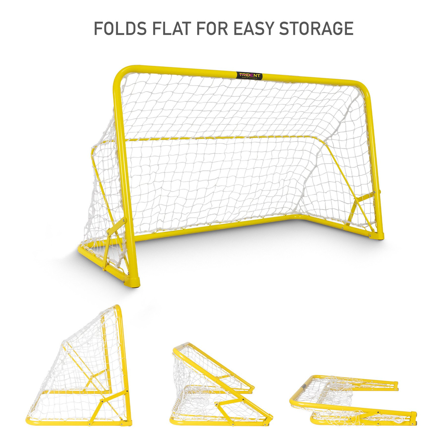 Mini Goal Post - Trident Foldable Steel (1.2m x 0.8m) KQ