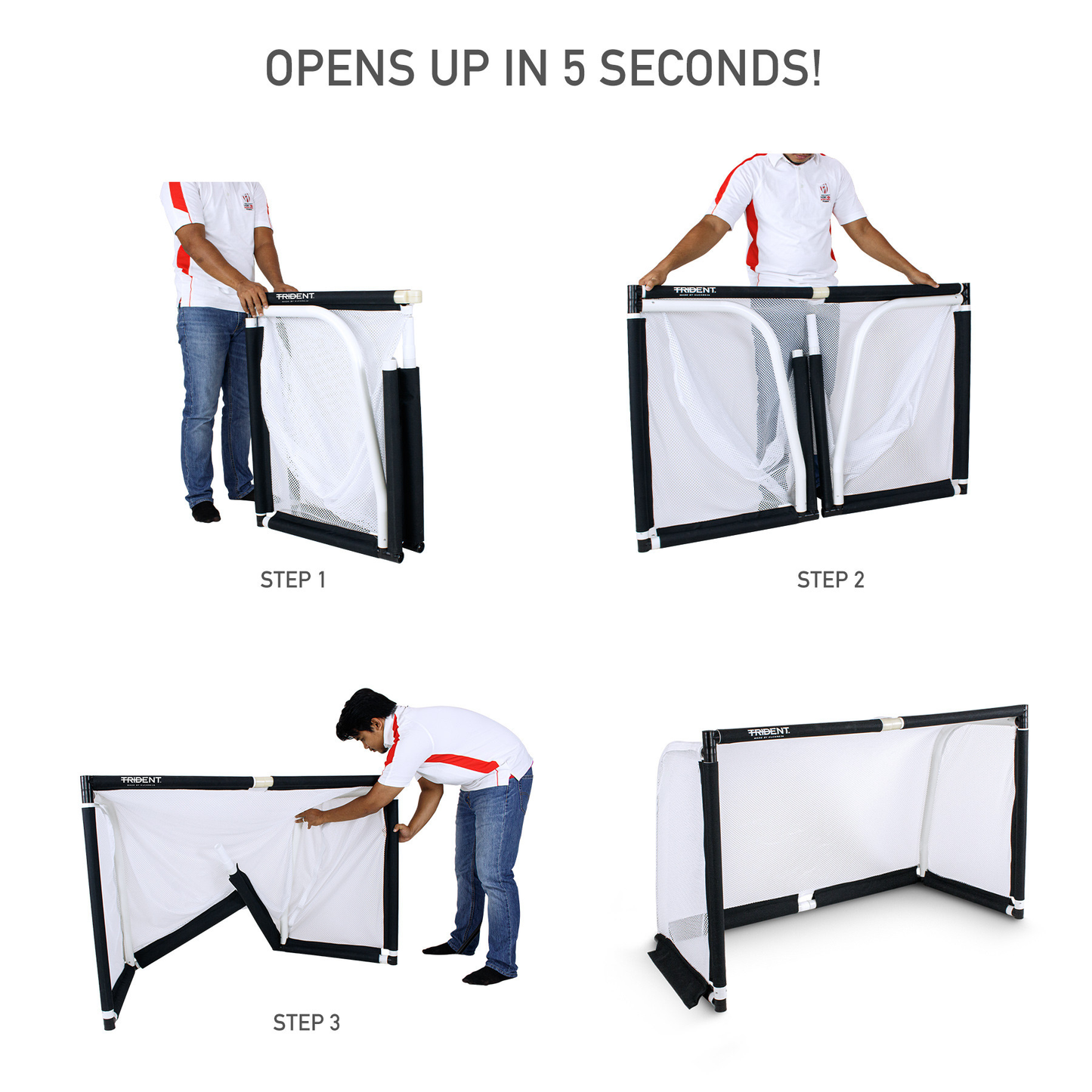 Mini Goal Post - Trident Fast Fold (1.2m x 0.8m) KQ