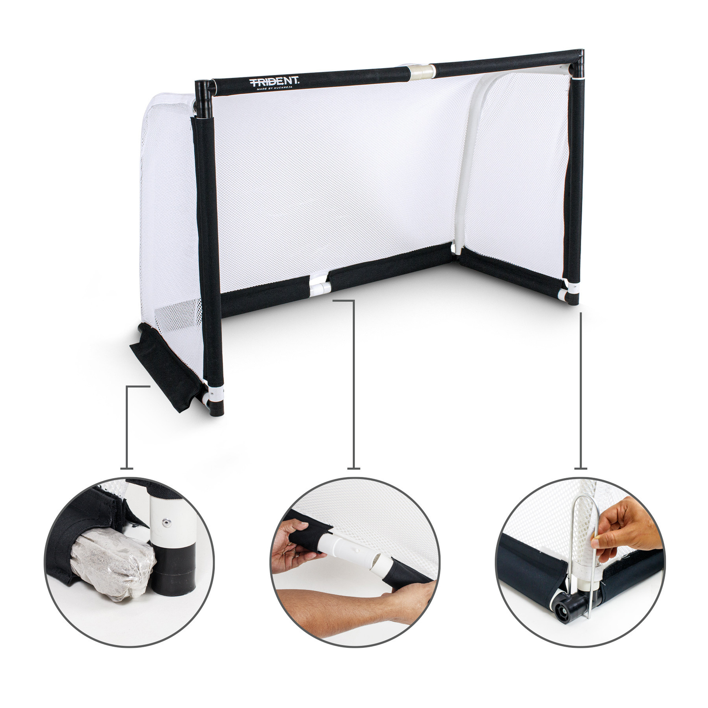 Mini Goal Post - Trident Fast Fold (1.2m x 0.8m) KQ