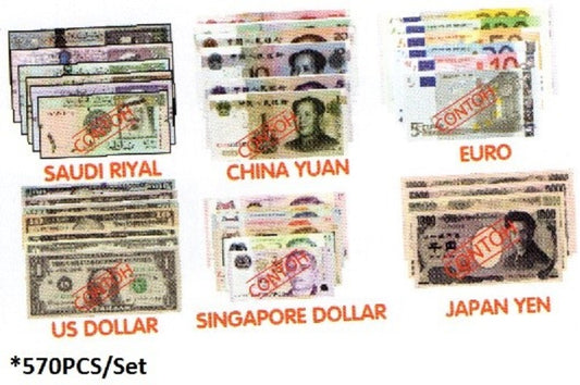 Let's Learn About International Currency 570pcs - MT080 PZ