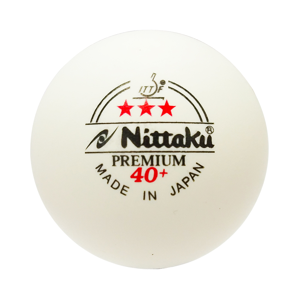 Table Tennis Balls - Nittaku 3-Star 40+ Premium (3pcs) CQ