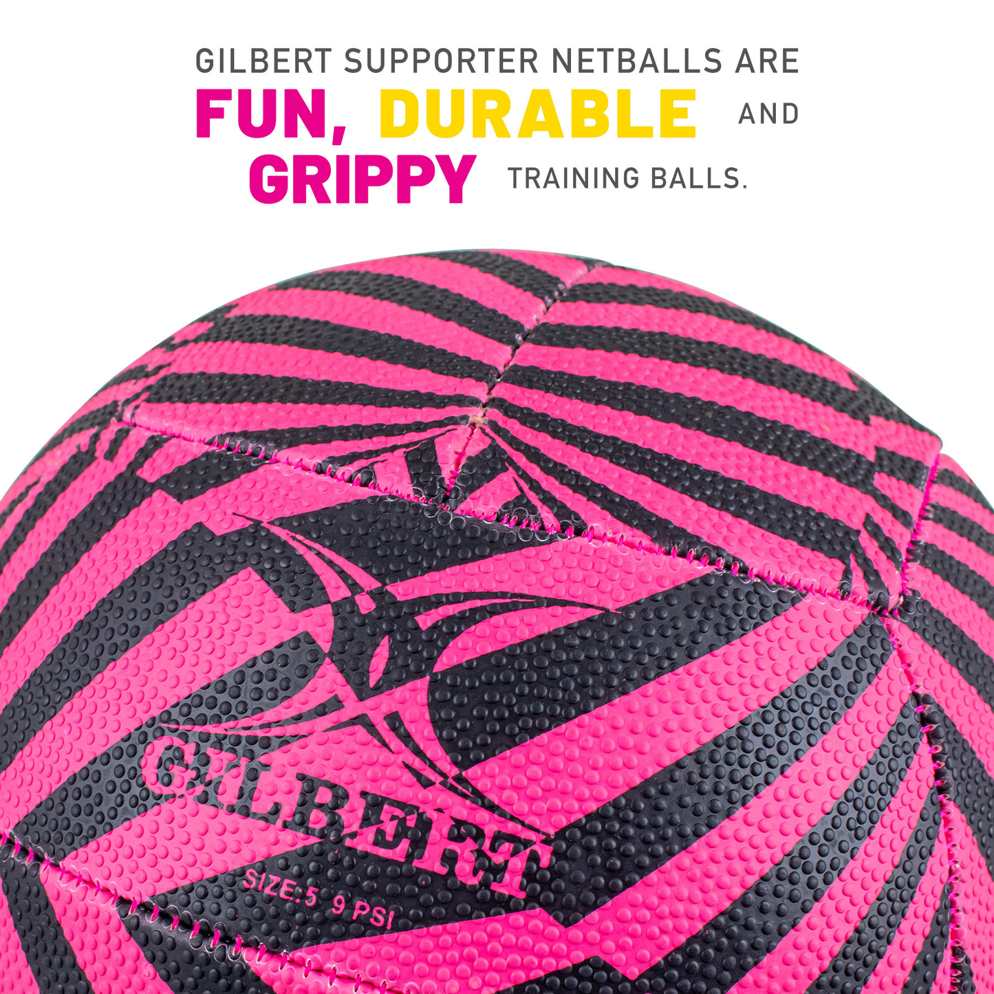 Netball Ball Size 5 - Gilbert Optic KQ