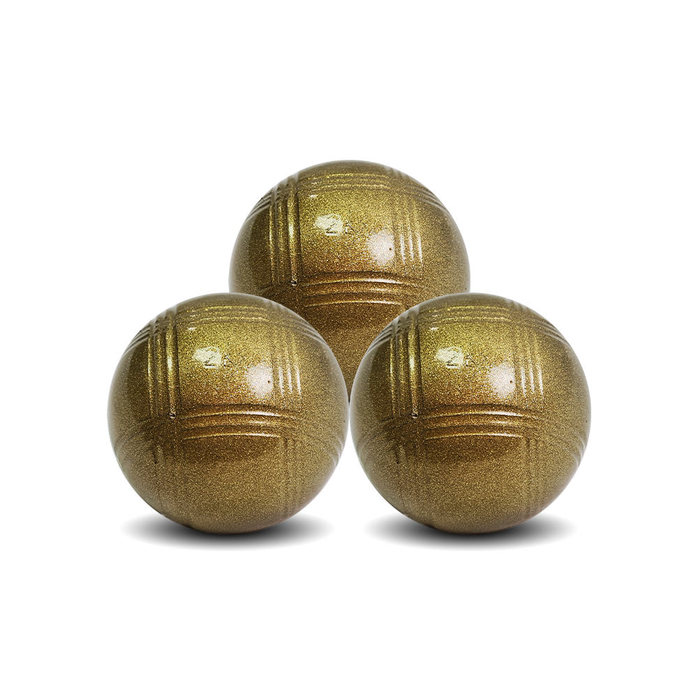 Petanque Ball - 2SQ Gold (Set of 3) CQ
