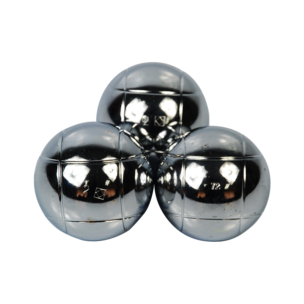Petanque Ball - 2SQ Silver (Set of 3) CQ