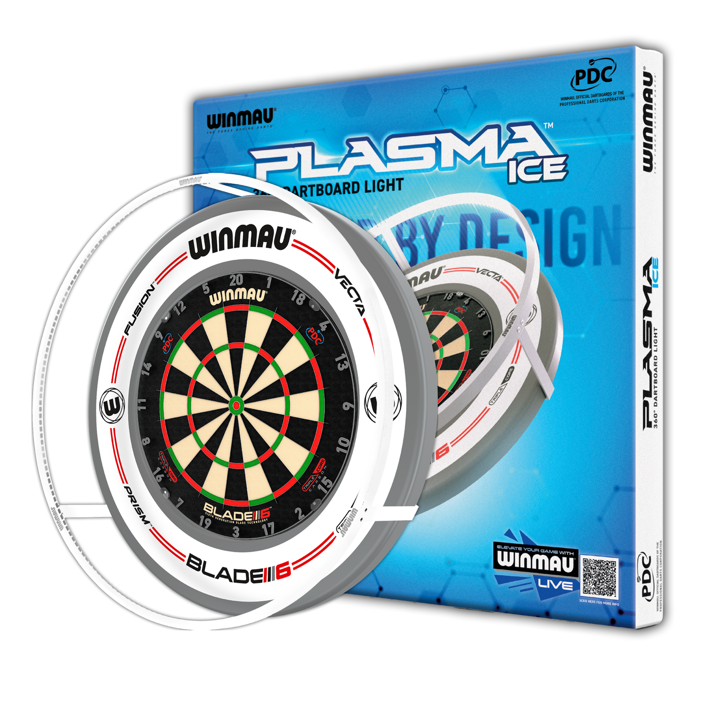 Dartboard Surround Light - Winmau Plasma Ice CQ