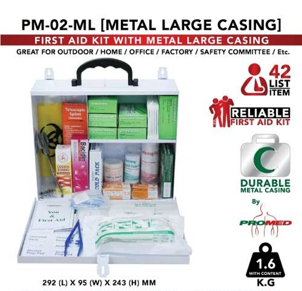 First Aid Kit - PM-02-ML Metal Large FZ