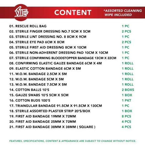 First Aid Kit - PM-02-ML Metal Large FZ