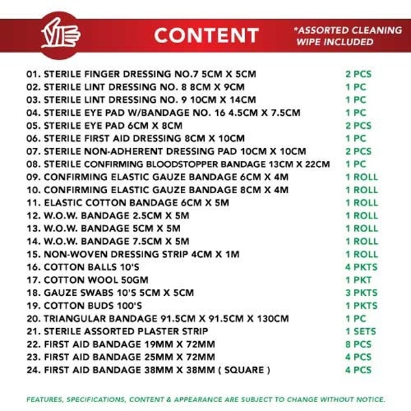 First Aid Kit - PM-03-MXL Metal Extra Large FZ