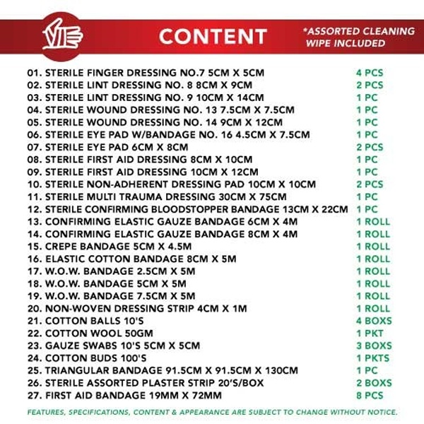 First Aid Kit - PM-04-MJ Metal Jumbo FZ
