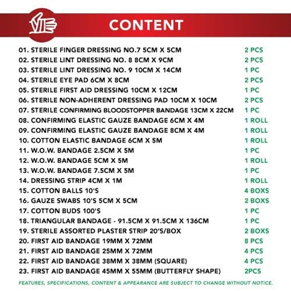 First Aid Kit - PM-06-PXL Extra Large Equipped FZ