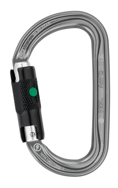 Carabiner D Shape - Petzl AM'D PM34BL Ball Lock