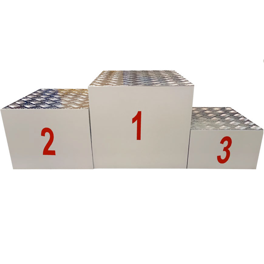Winner Podium - New Top + Aluminium Top (Split into 3) CQ