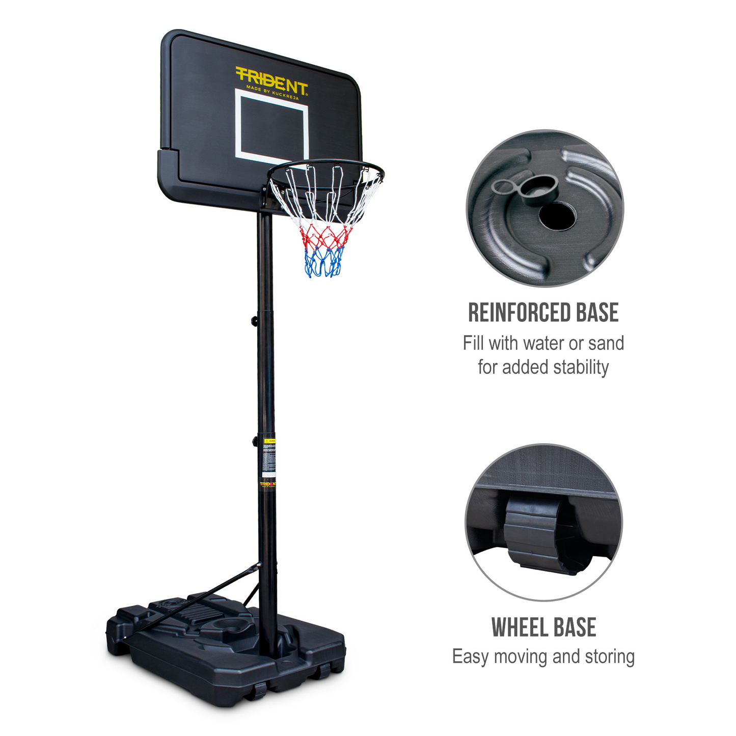 Portable Basketball Post - Trident Master KQ