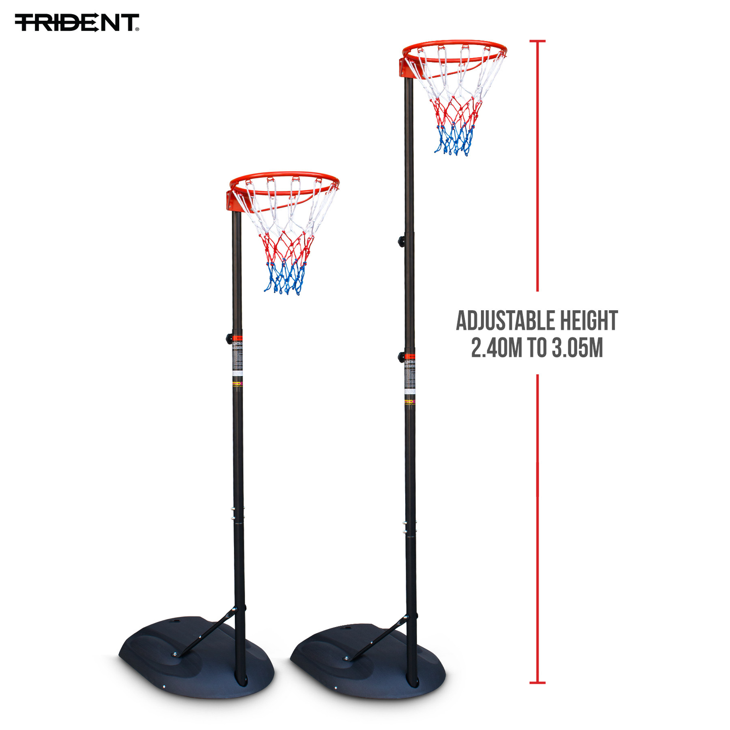 Portable Netball Post - Trident Master KQ
