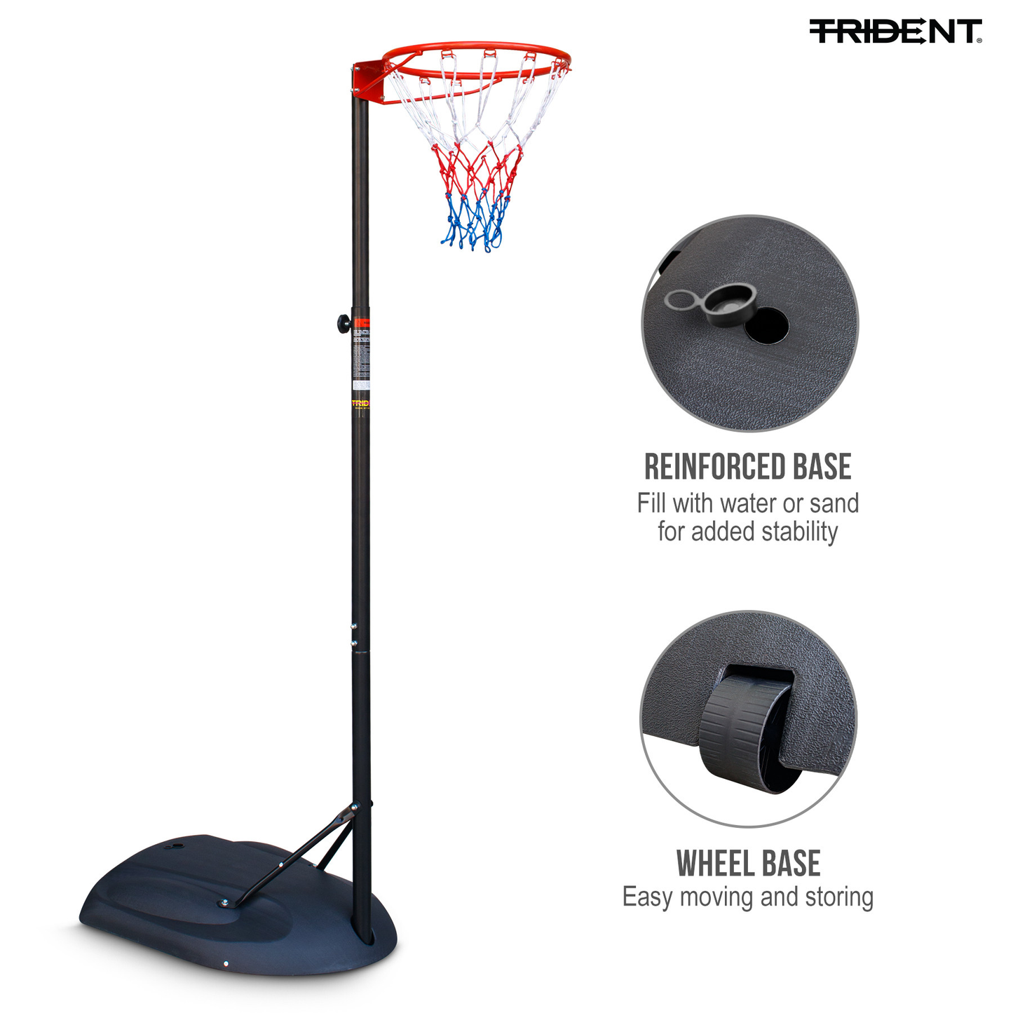 Portable Netball Post - Trident Master KQ