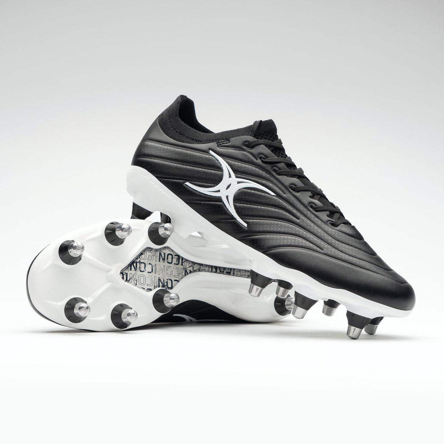 Rugby Boots (8 Studs)- Gilbert Icon Power X KQ