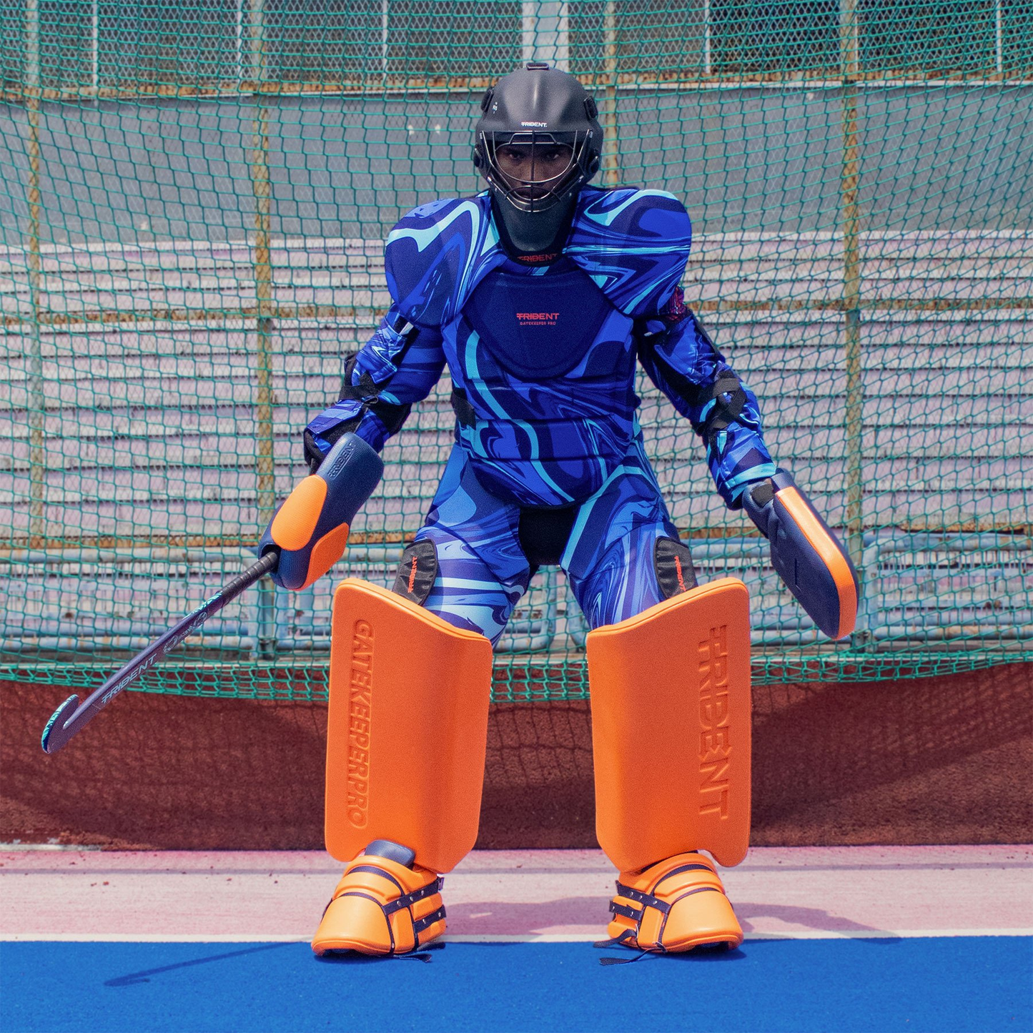 Hockey Goalie Set - Trident New Gatekeeper Pro 2 (Senior) KQ