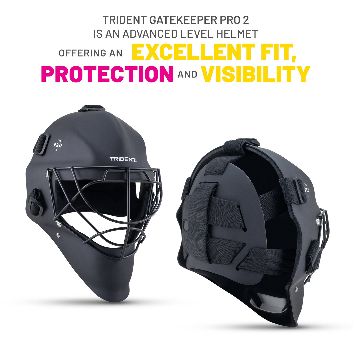 Hockey Goalie Helmet - Trident Gatekeeper Pro 2.0 KQ