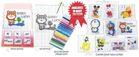 Cross Stitch Cartoons 40pcs - PS017 PZ