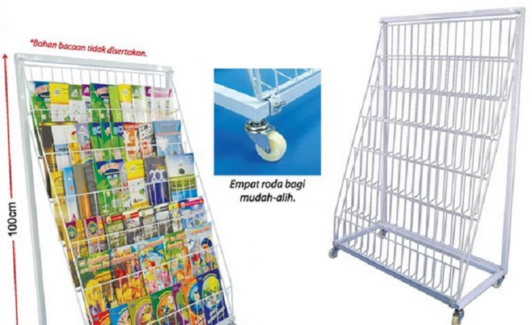 Heavy-Duty 6 level Book Rack - PSPS0134 MZ
