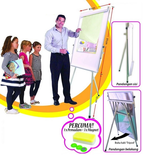 Whiteboard Flipchart Magnetic - PSPS0184 PZ