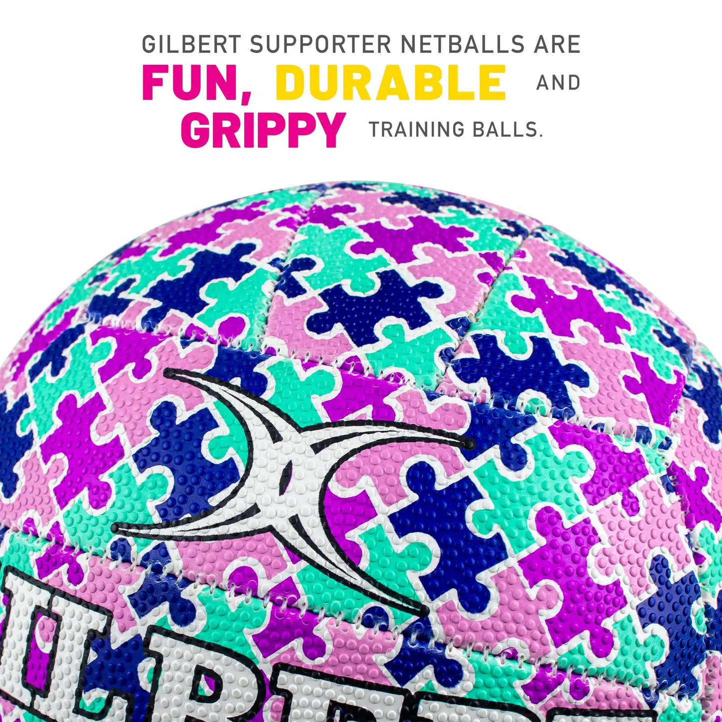 Netball Ball Size 4/5 – Gilbert Puzzle KQ
