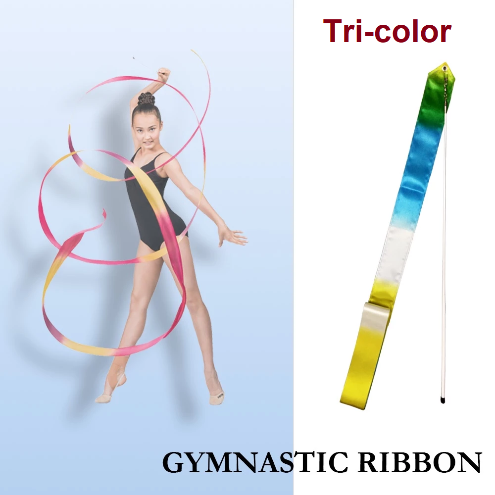 Gymrama Ribbon - Kenko Tri-Color (5M) CQ