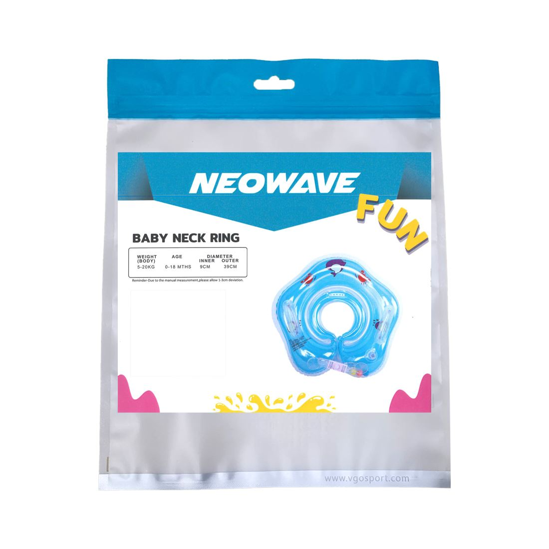 Swim Ring Neck - Neowave Inflatable (0-18 Months)