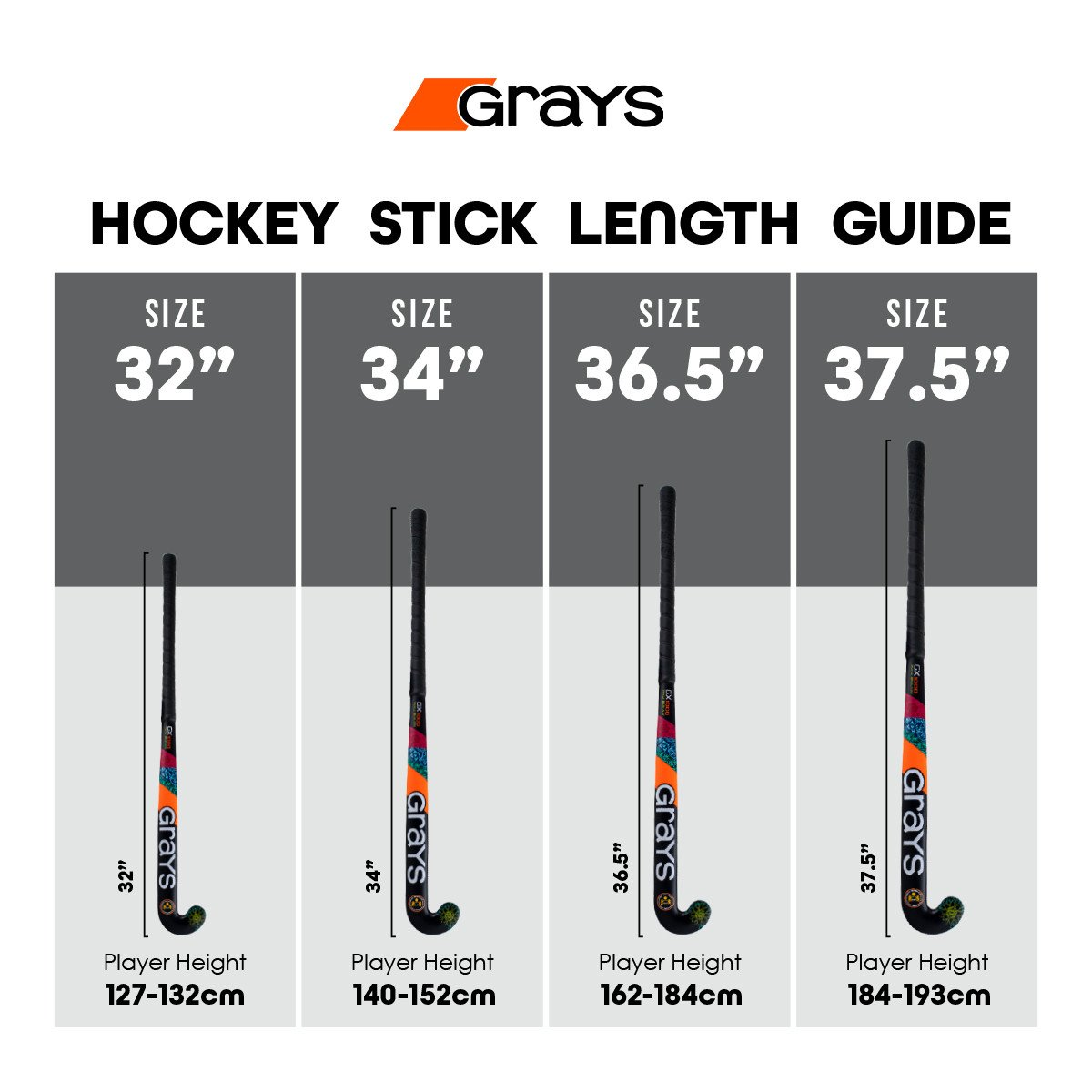 Hockey Stick (Wooden) - Grays Riptide Junior (34") KQ
